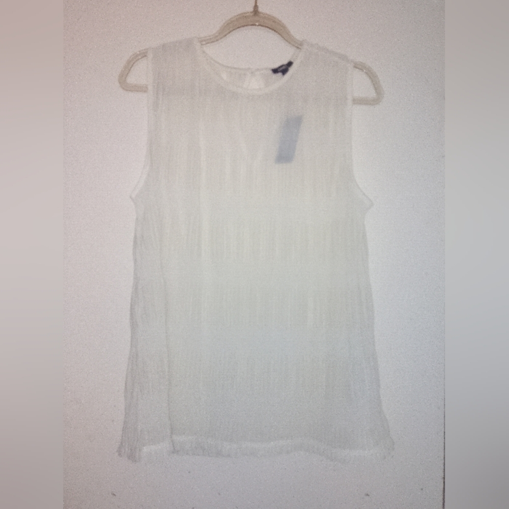 EXPRESS Sheer Sleeveless Top